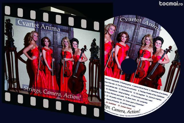 Cvartet Anima - Album - Strings, Camera, Action!