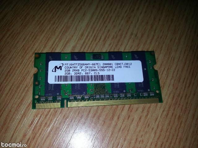 Memorie Ram 2GB DDR2 667 Mhz sau Schimb