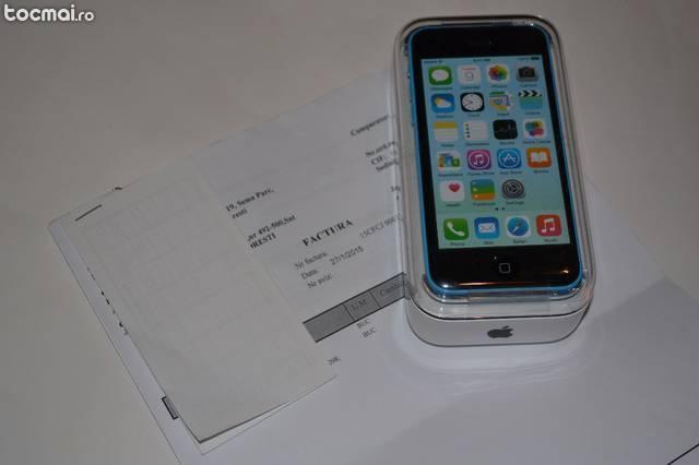 iPhone 5C Nou Sigilat albastru cu 2 ani garantie