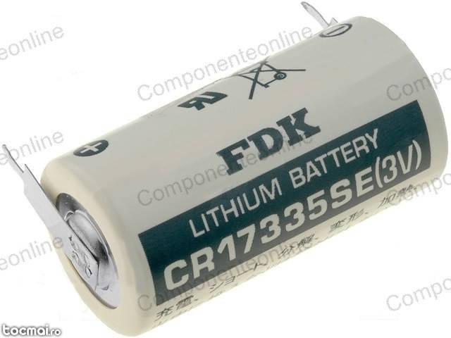 Baterie CR17335, 3V, 1800mAh, cu terminale, Sanyo/ FDK - 050431