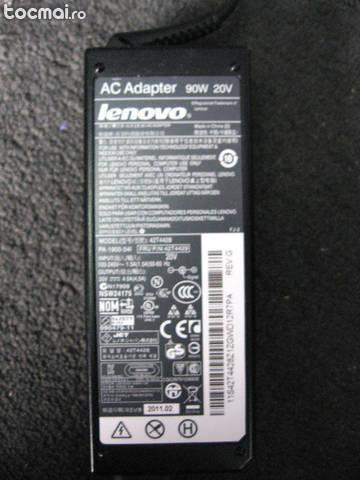 Incarcator laptop lenovo 20v / 4. 5a - nou