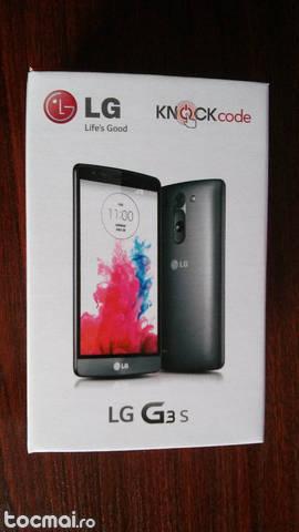 LG G3S D722 black nou sigilat la cutie, garantie+factura