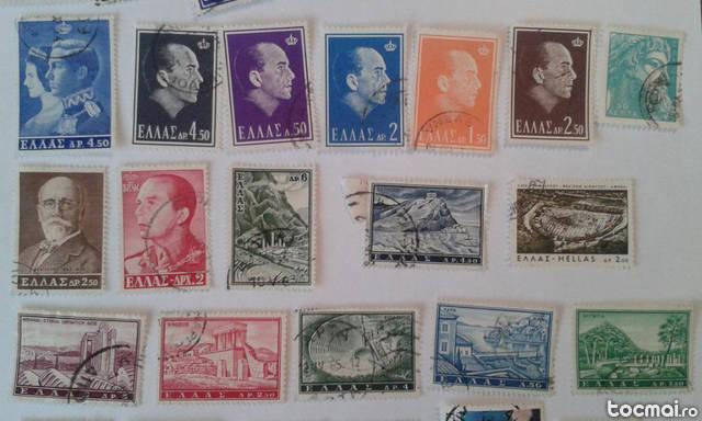 Lot nr. 6 cu 270 timbre vechi straine