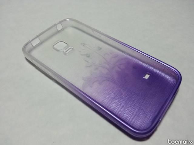 Husa silicon cu strasuri / pietricele Samsung Galaxy S5 Mini