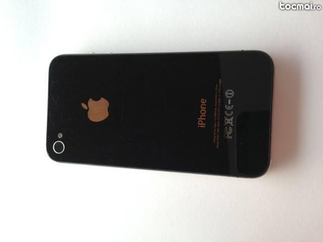 iPhone 4 16GB Black Neverlocked Geam Fisurat