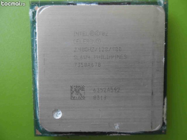 Procesor Intel Celeron 2. 4GHz 128k fsb 400 SL6W4 socket 478