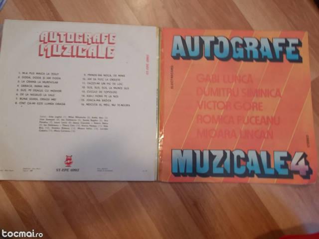 Vinil Autografe muzicale (3 si 4)