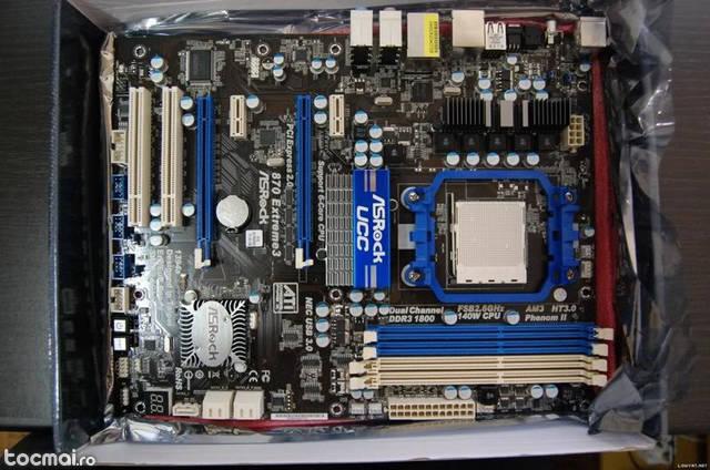 procesor 6 core Phenom II X6 1055T+placa de baza Asrock 890